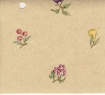 (image for) Dollhouse Wallpaper – Asstd fruit 3 Pre-Pasted Sheets