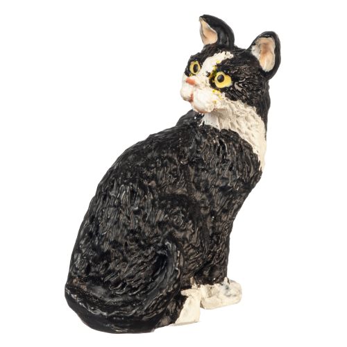 (image for) Black & White Cat Looking Back