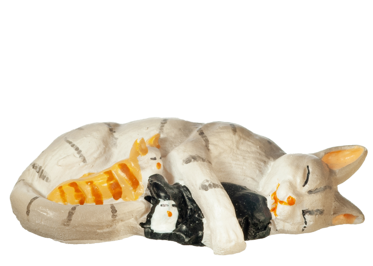 (image for) Mama Cat w/ Kittens