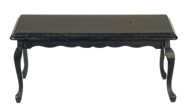 (image for) Queen Anne Dining Room Table - Black
