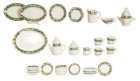 (image for) Tea Set-Green Design/35pc