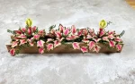 (image for) Pink Caladium in a 5.25" Window Box Planter