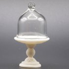 (image for) White Pedestal Cake Plate w/ Domed Glass Cover
