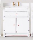 (image for) White Kitchen Sink & Cabinet