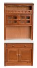 (image for) Kitchen Cabinet w/ White Countertop - Walnut
