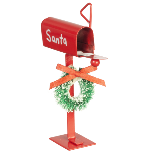 (image for) Decorated Holiday Santas Mailbox