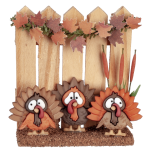 (image for) Turkey Fence Autumn / Thanksgiving Decoration