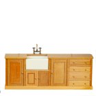 (image for) Kitchen Sink w/ Cabinet - Oak