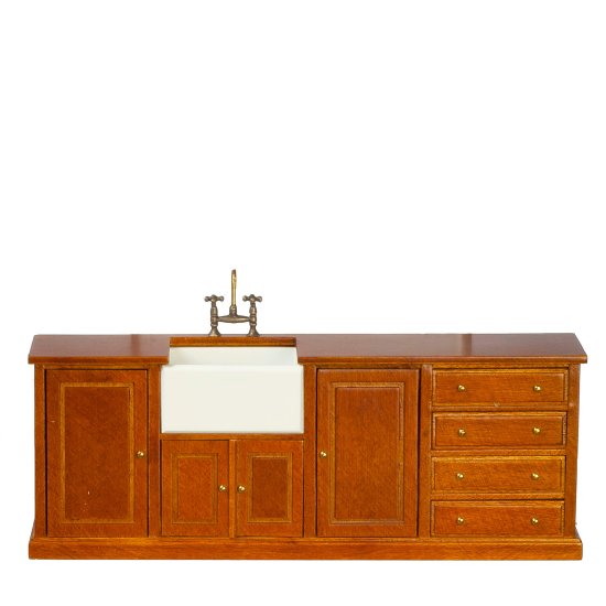 (image for) Kitchen Sink w/ Cabinet - Walnut