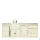 (image for) Kitchen Sink w/ Cabinet - White