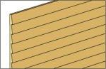 (image for) Clapboard Siding 3/8" clap 36"L