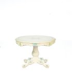 (image for) Intricate White Floral Dining Table