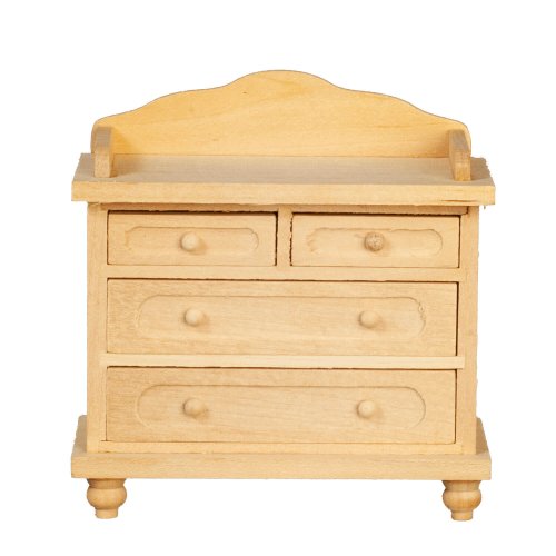 (image for) 4 Drawer Chest Dresser - Unfinished