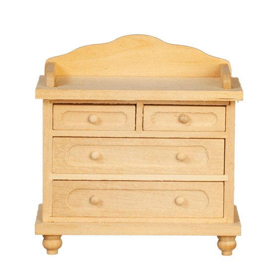 (image for) 4 Drawer Chest Dresser - Unfinished