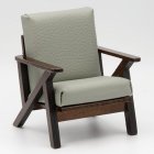 Mid Century Armchair Accent Chair - Light Gray (image for) Mid Century Armchair Accent Chair - Light Gray