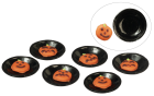 (image for) Halloween Jac-O-Lantern Cookies on Saucer 6pc