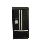 (image for) Modern Refrigerator Freezer on Bottom - Black