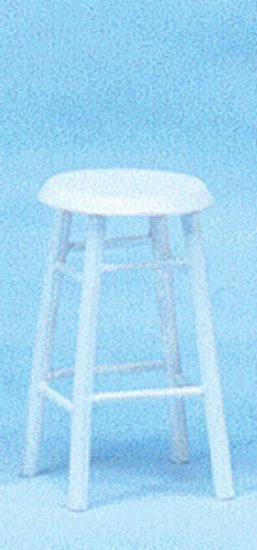 (image for) White Bar Stool