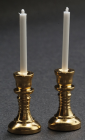 (image for) Brass Candlesticks 2pc Set