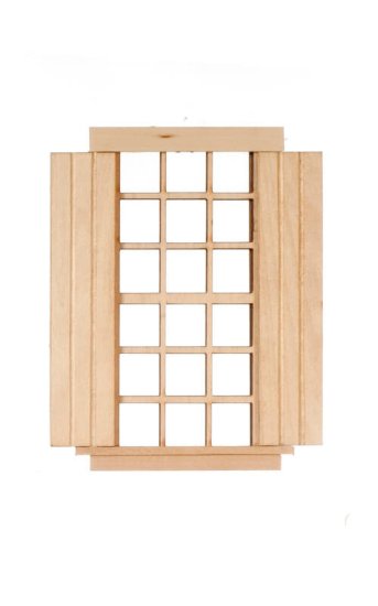 (image for) 9 over 9 Single Window w/ Shutters