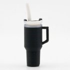 (image for) Tumbler with Removable Lid and Straw, Black