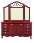 (image for) Mahogany Dresser w/ Mirror