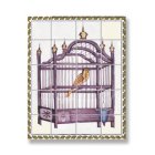 (image for) Bird in Cage Picture Mosaic Tile Sheet