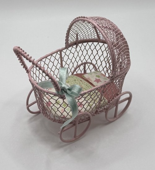 (image for) Baby Stroller-Pink-Starry Fabric