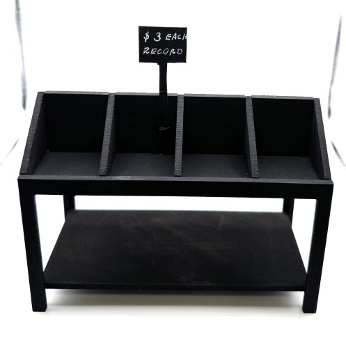 (image for) Record Store Display Rack-Black