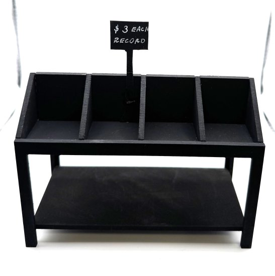 (image for) Record Store Display Rack-Black