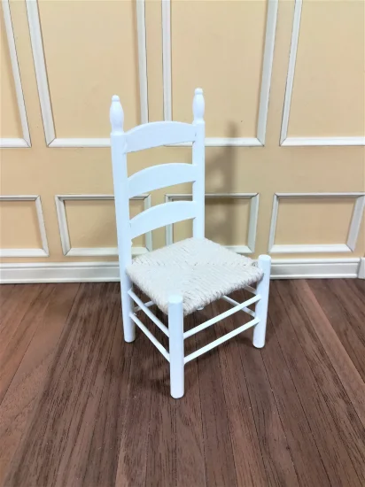 (image for) Ladderback chair w/rush seat