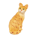 (image for) Cat Looking Back-Orange