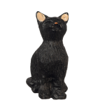 (image for) Sitting Black Cat-eyes closed