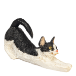 (image for) Cat Stretching-Black & White