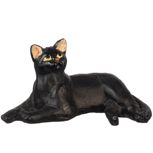 (image for) Black Cat Laying