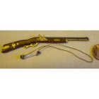 (image for) Hawkins Flintlock w/powder horn