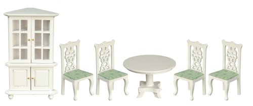 (image for) White Dining Room Set - 6pc