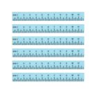 (image for) School Ruler Blue 6pc