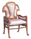 (image for) Walnut Guadie Art Noveau Chair