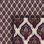(image for) Burgundy Mosaic Wallpaper Sheet