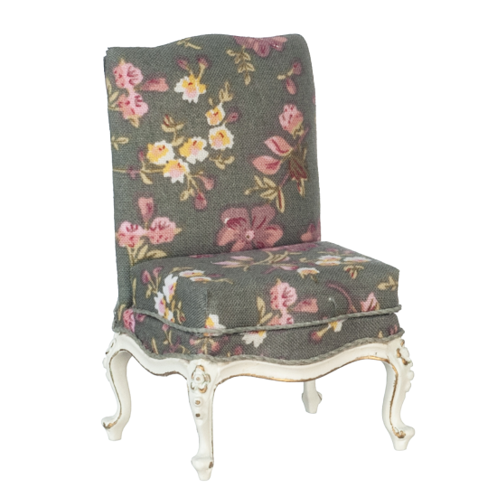 (image for) Upholstered Chair-Floral