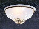 (image for) Large Ceiling Dome Light w/ Ornamental Shade 12v