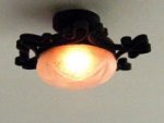 (image for) White Starburst Ceiling Lamp