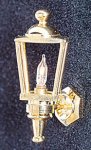 (image for) Pair of Brass Colonial Coach Lamps
