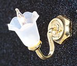 (image for) Canted Tulip Shade Wall Sconce