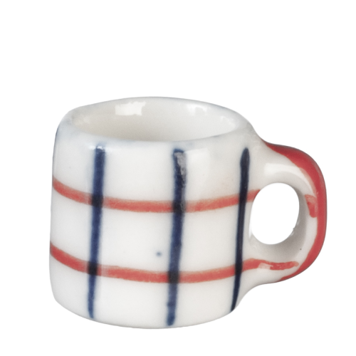 (image for) Plaid Country Style Coffee Mug