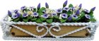 Purple Cupflowers in Braided Iron Long Planter (image for) Purple Cupflowers in Braided Iron Long Planter