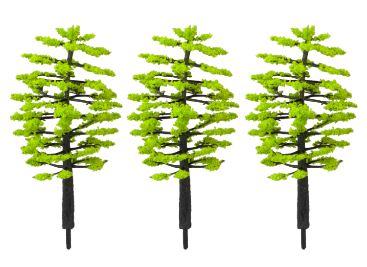 (image for) Light Green Trees Set/3