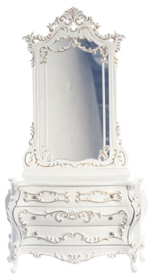 (image for) Bourbon Dressing Table - White