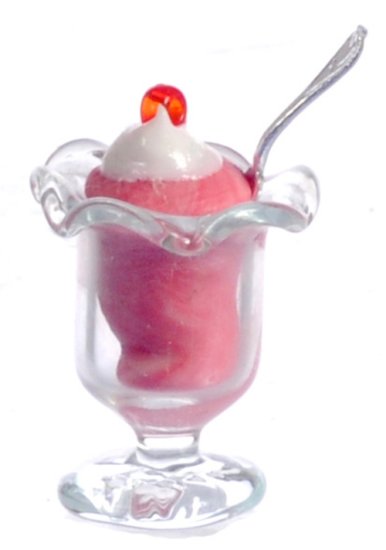 (image for) Strawberry Ice Cream Sundae